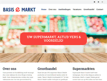 Tablet Screenshot of basisemarkt.nl
